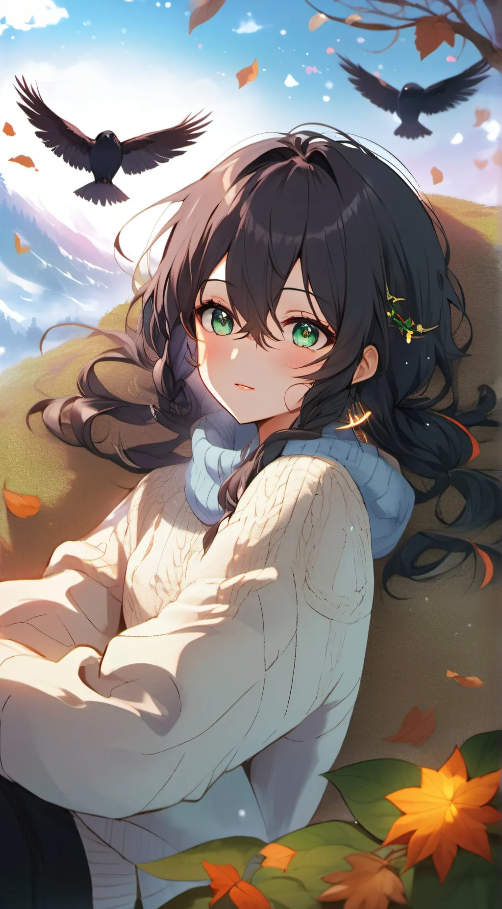 ai character: Aurora background