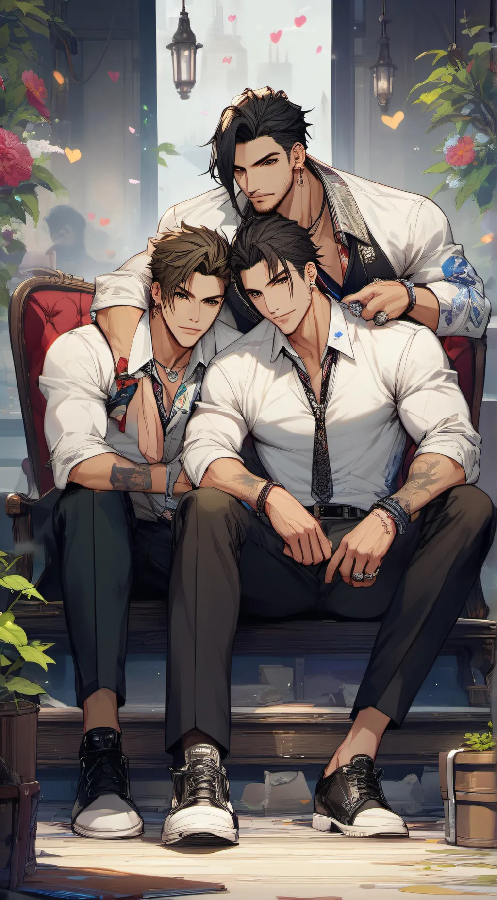 ai character: Jackson,Alex,Max background