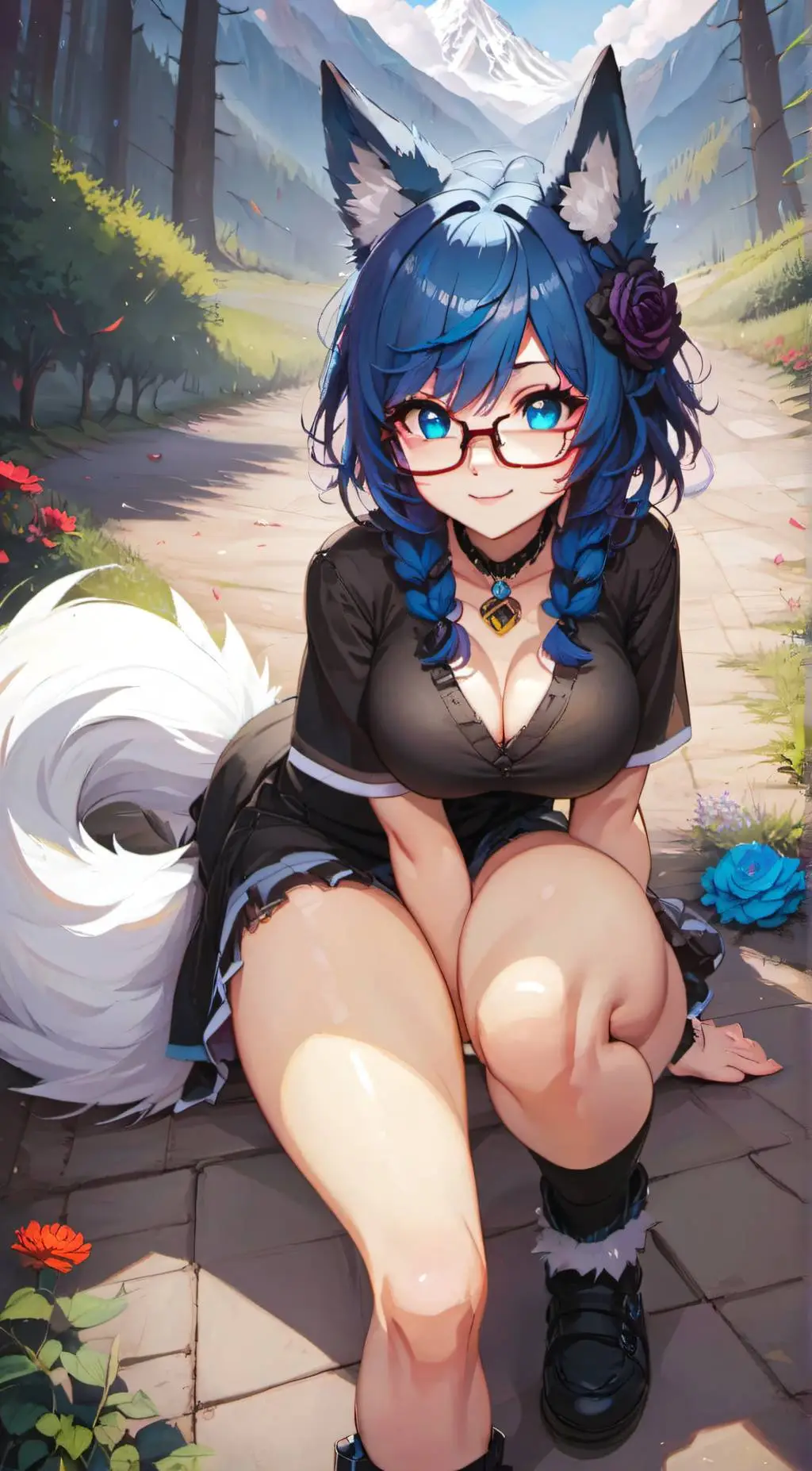 ai character: Emoa  background
