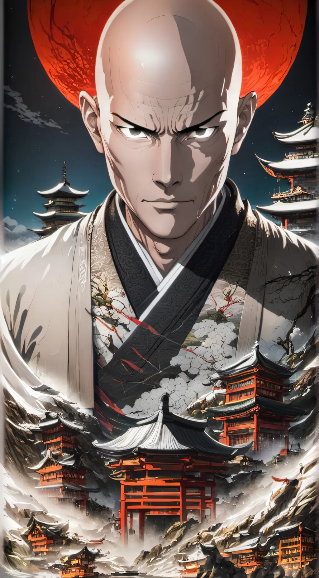 ai character: Saitama  background