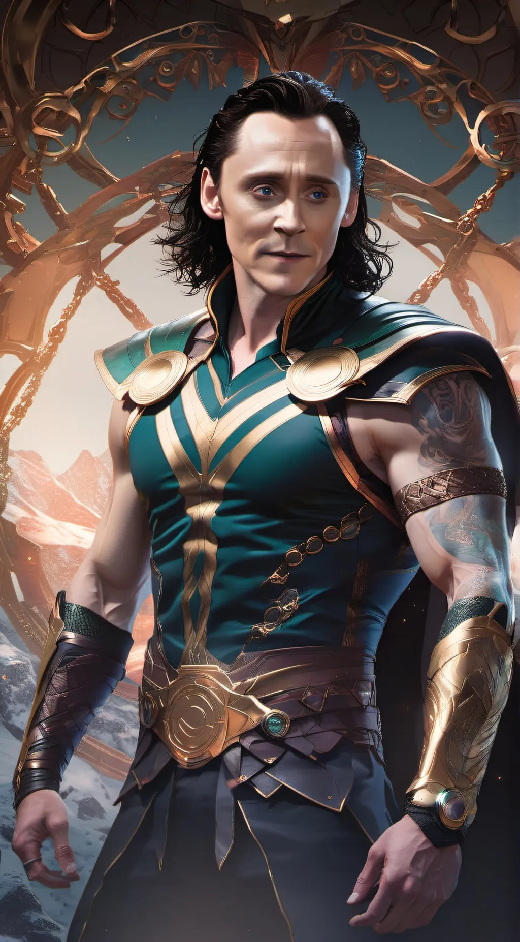 ai character: Loki 🗡️🗡️ background