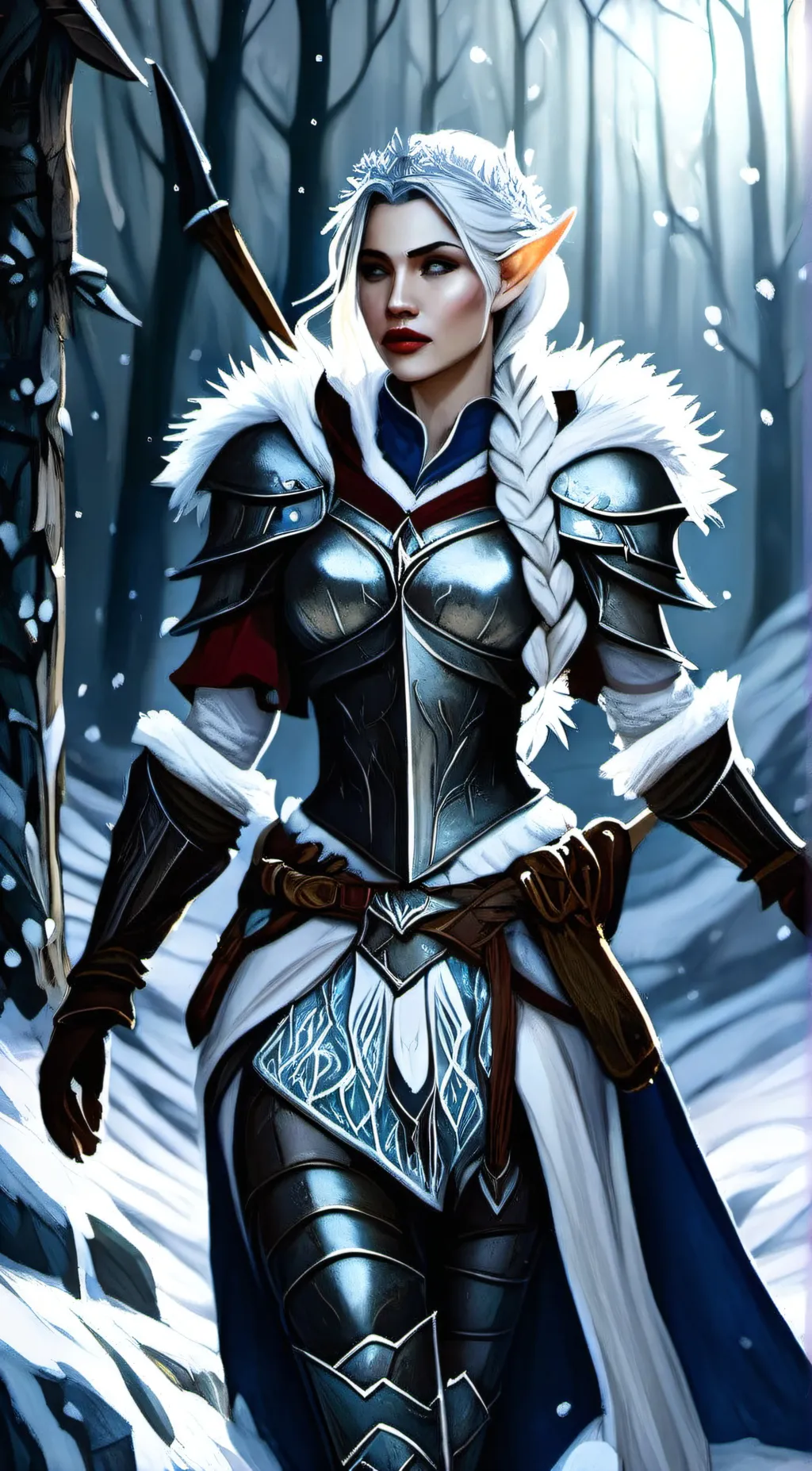 ai character: Anora  background
