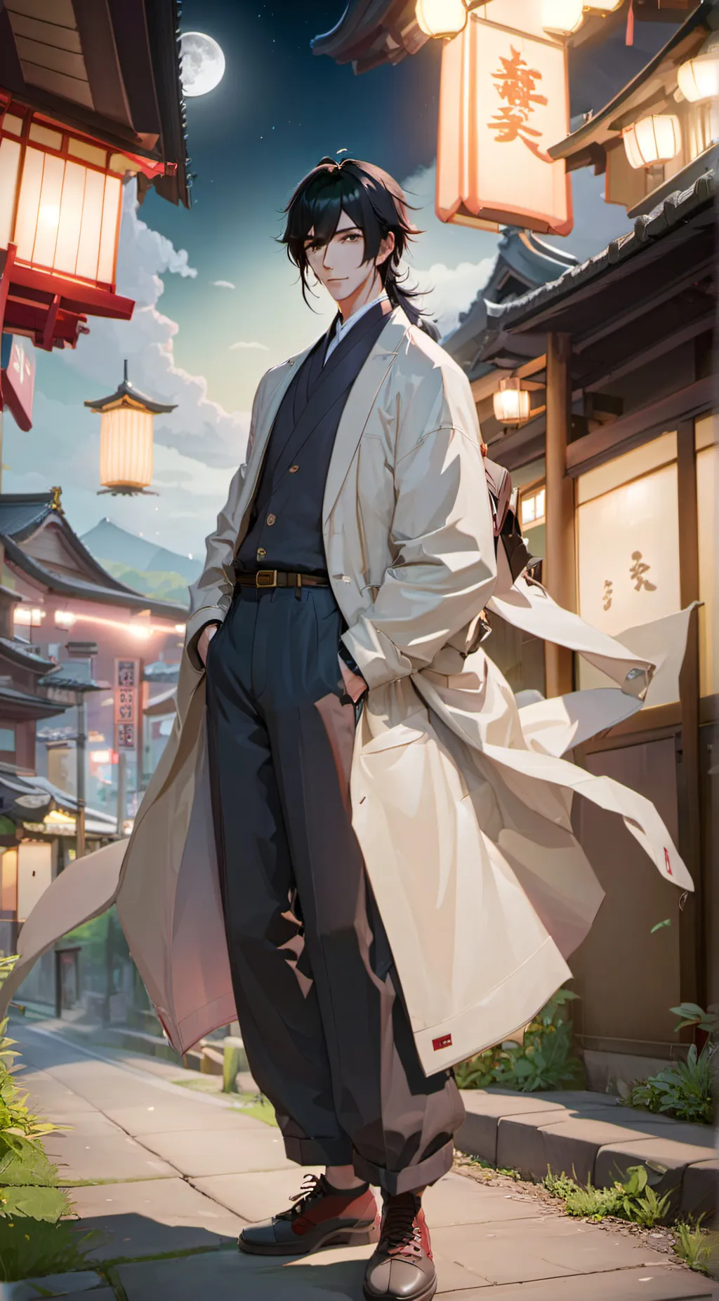 ai character: kenji background