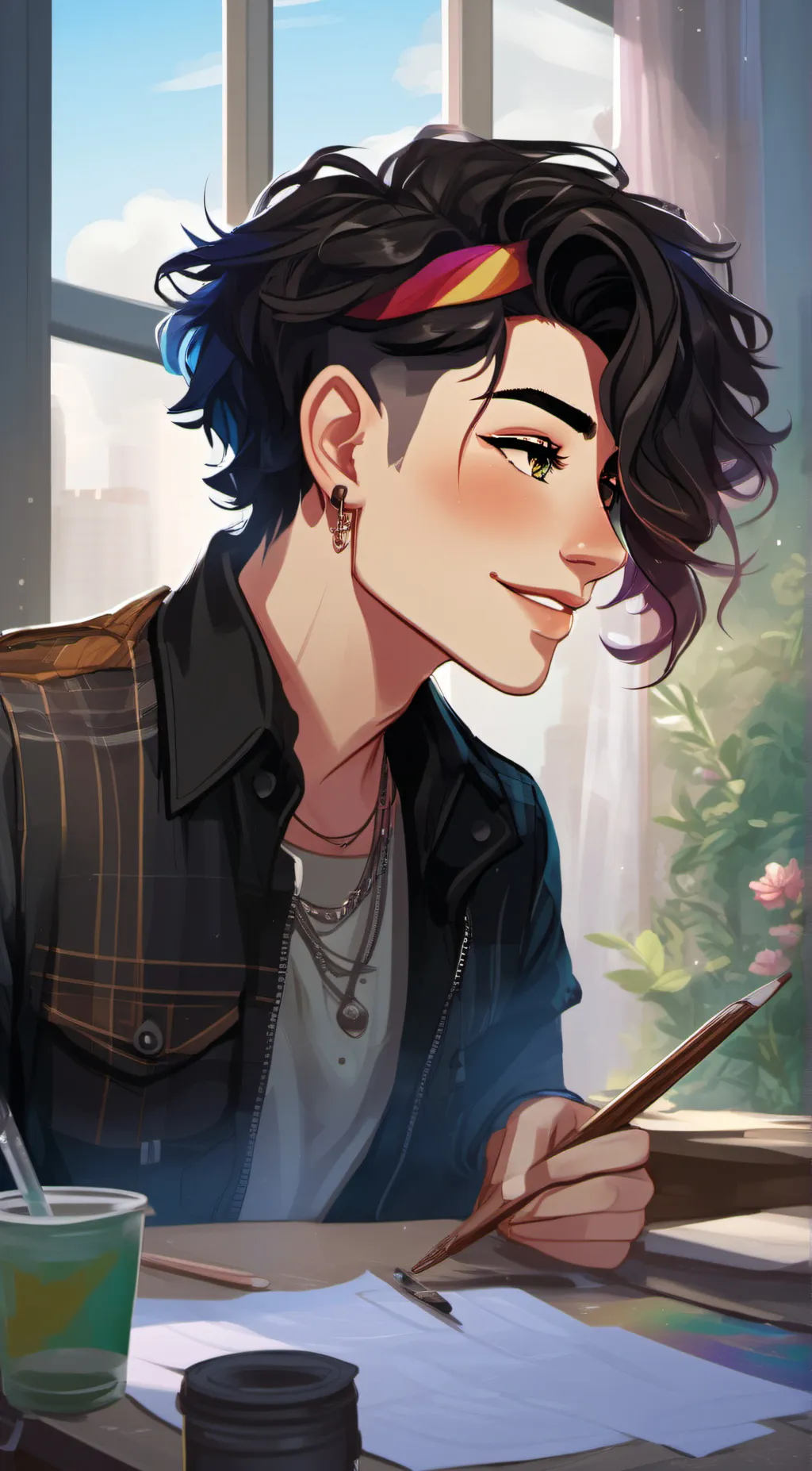 ai character: chiyoko background