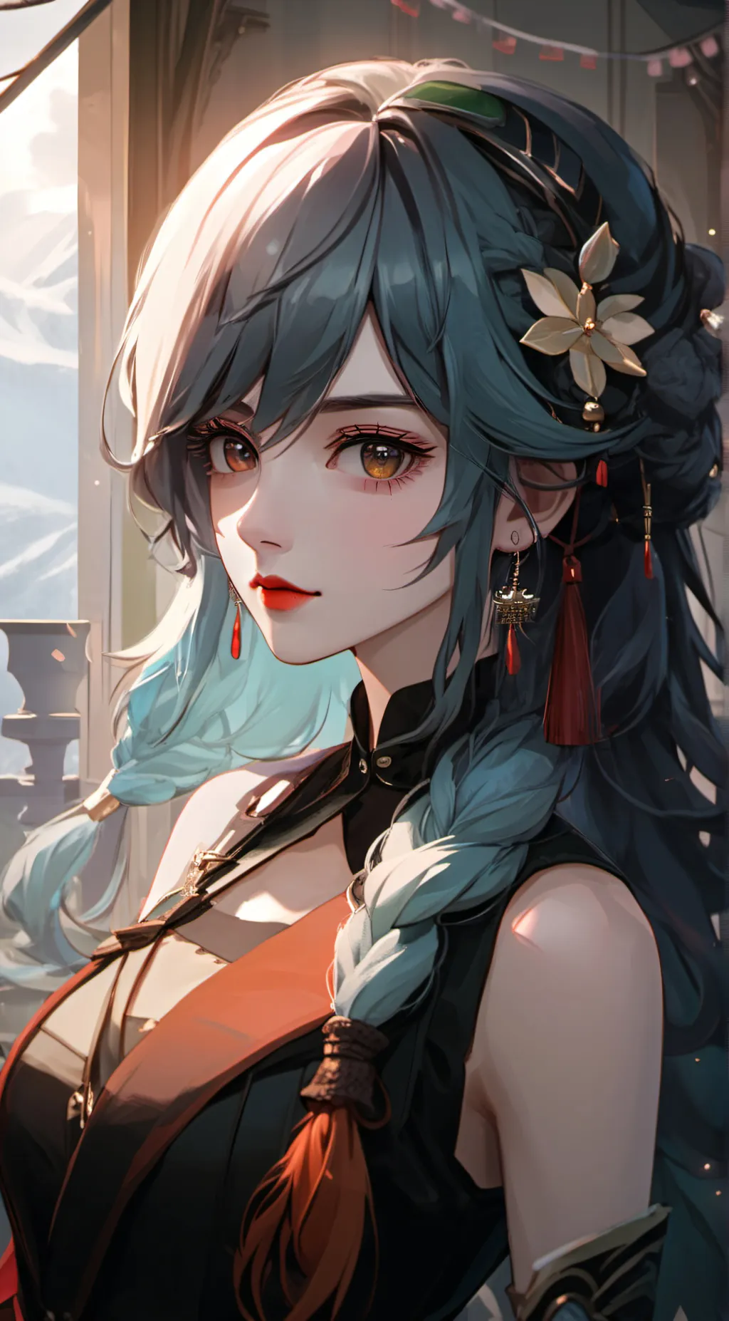 ai character: lilly background