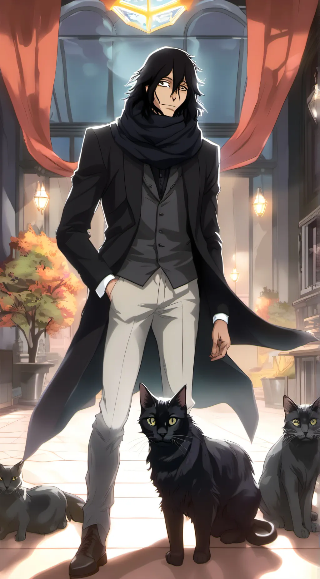 ai character: Shota Aizawa  background