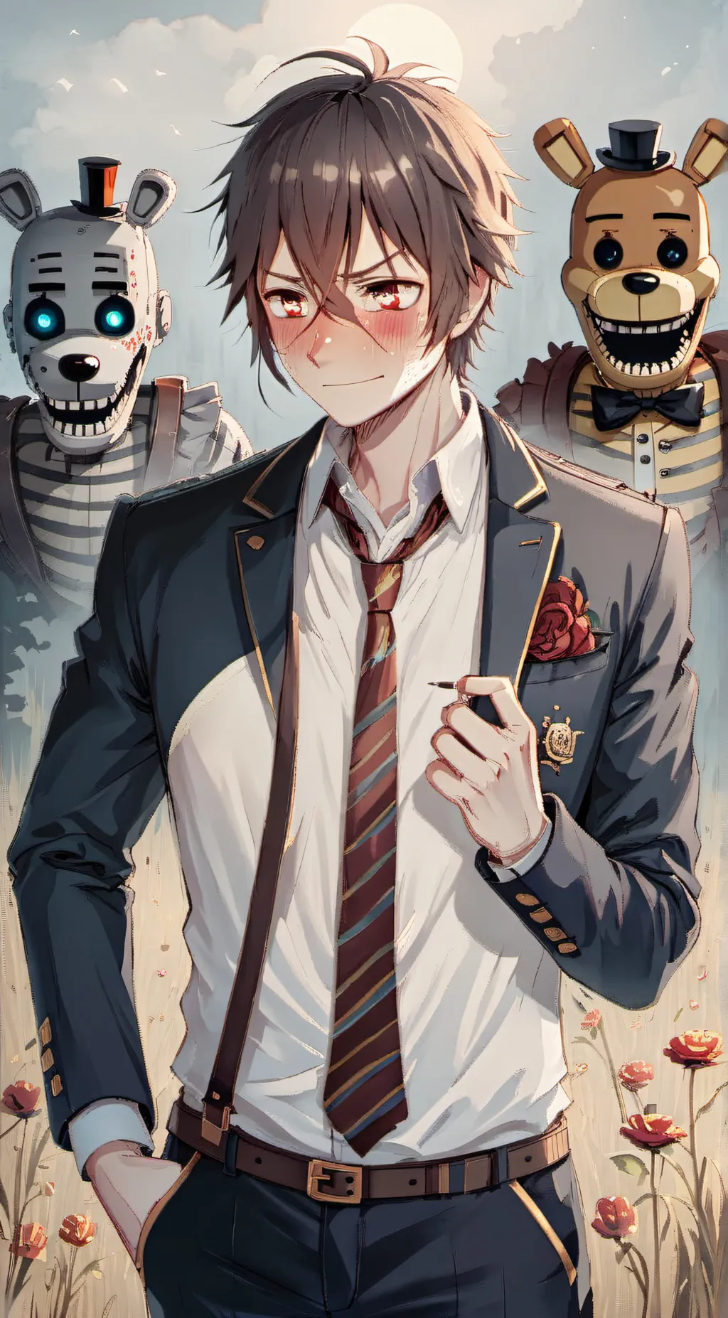 ai character: •.•.fnaf.•.• background