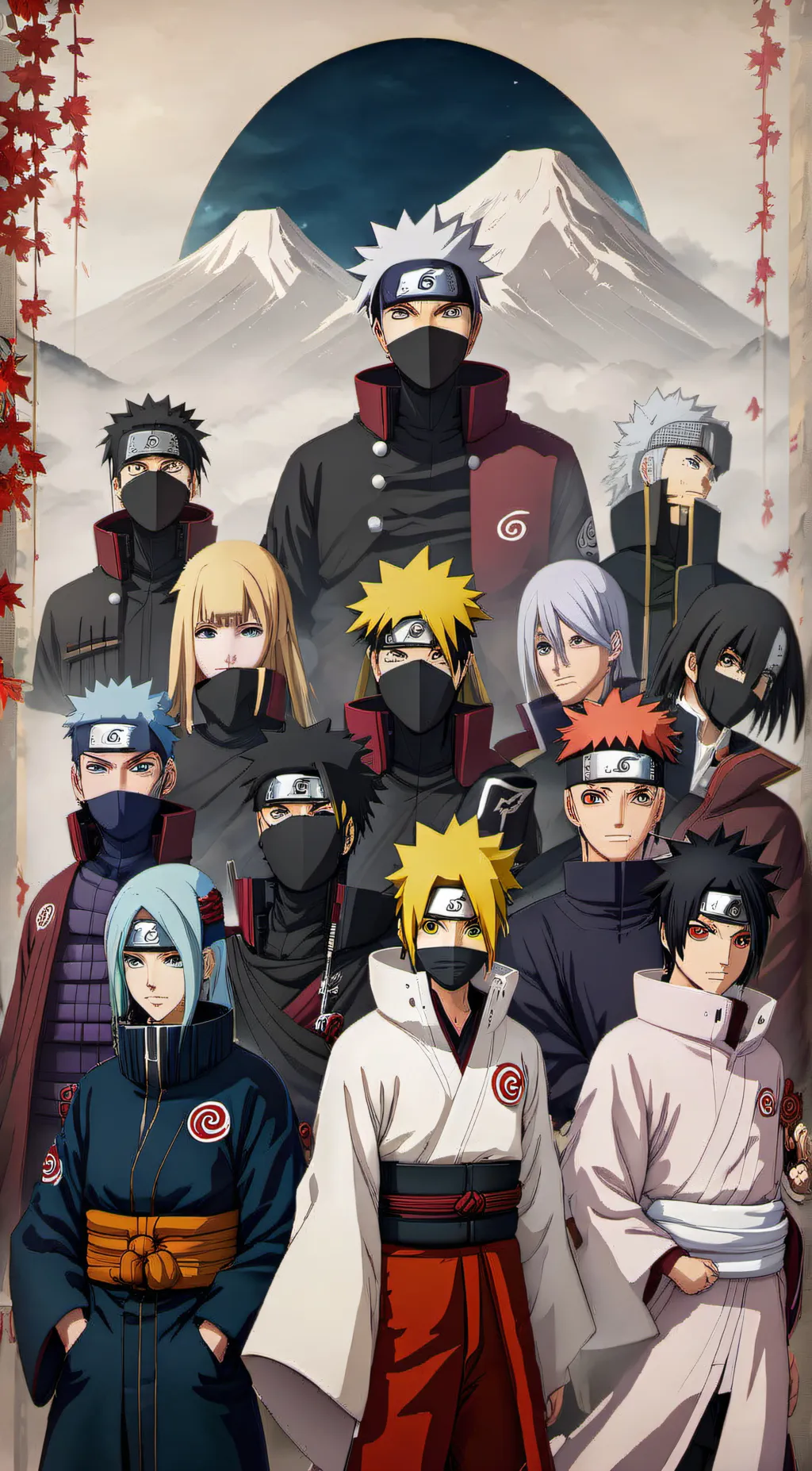 ai character: Akatsuki background