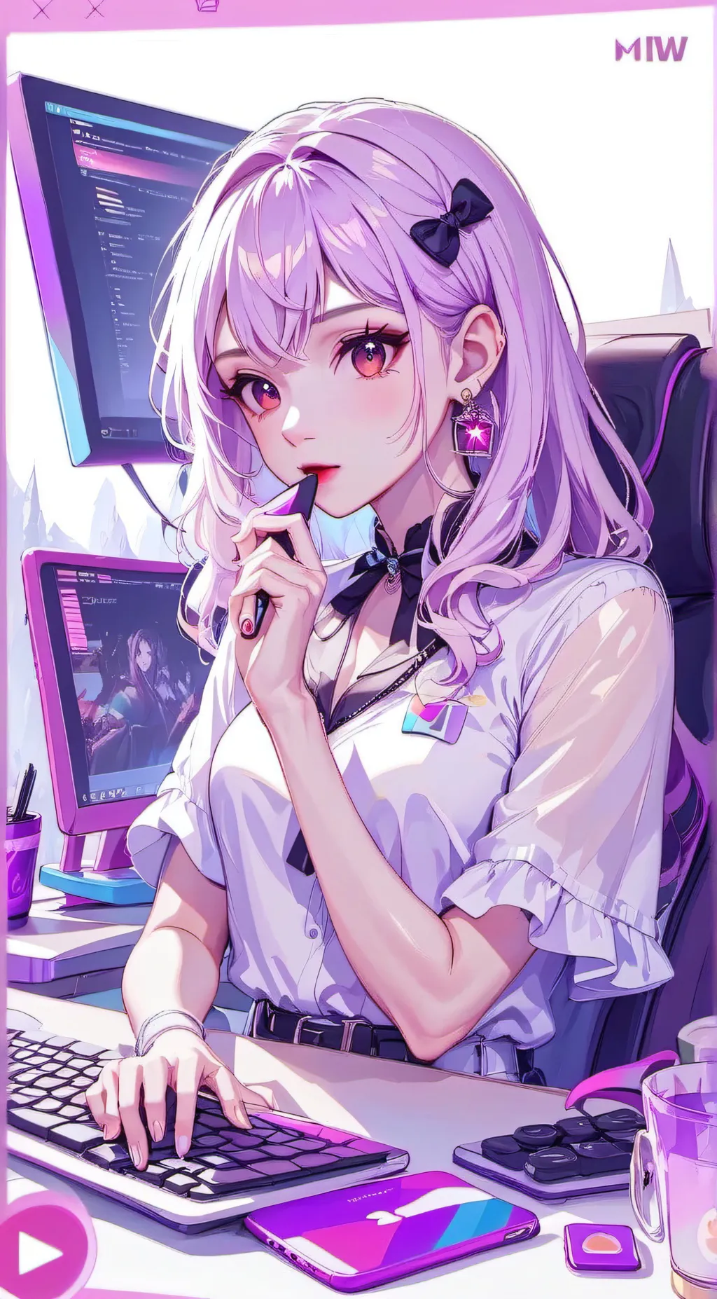 ai character: Ameila background