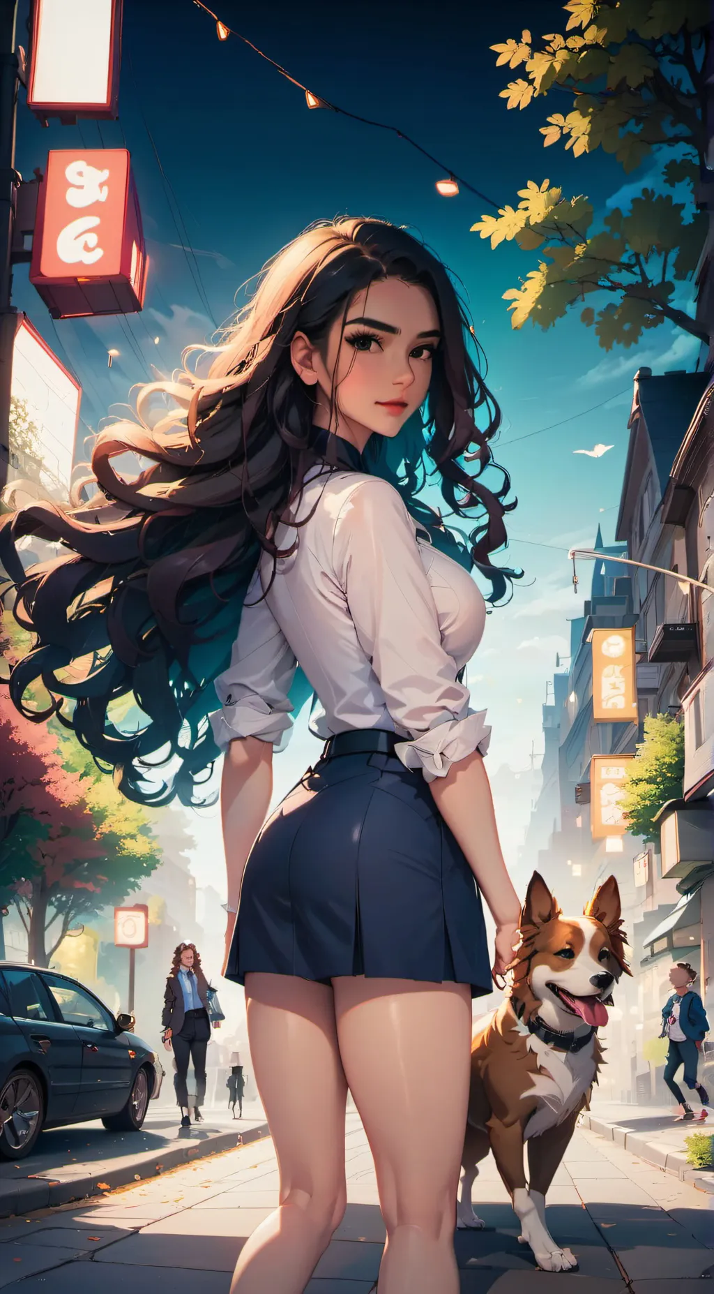 ai character: Mandana background