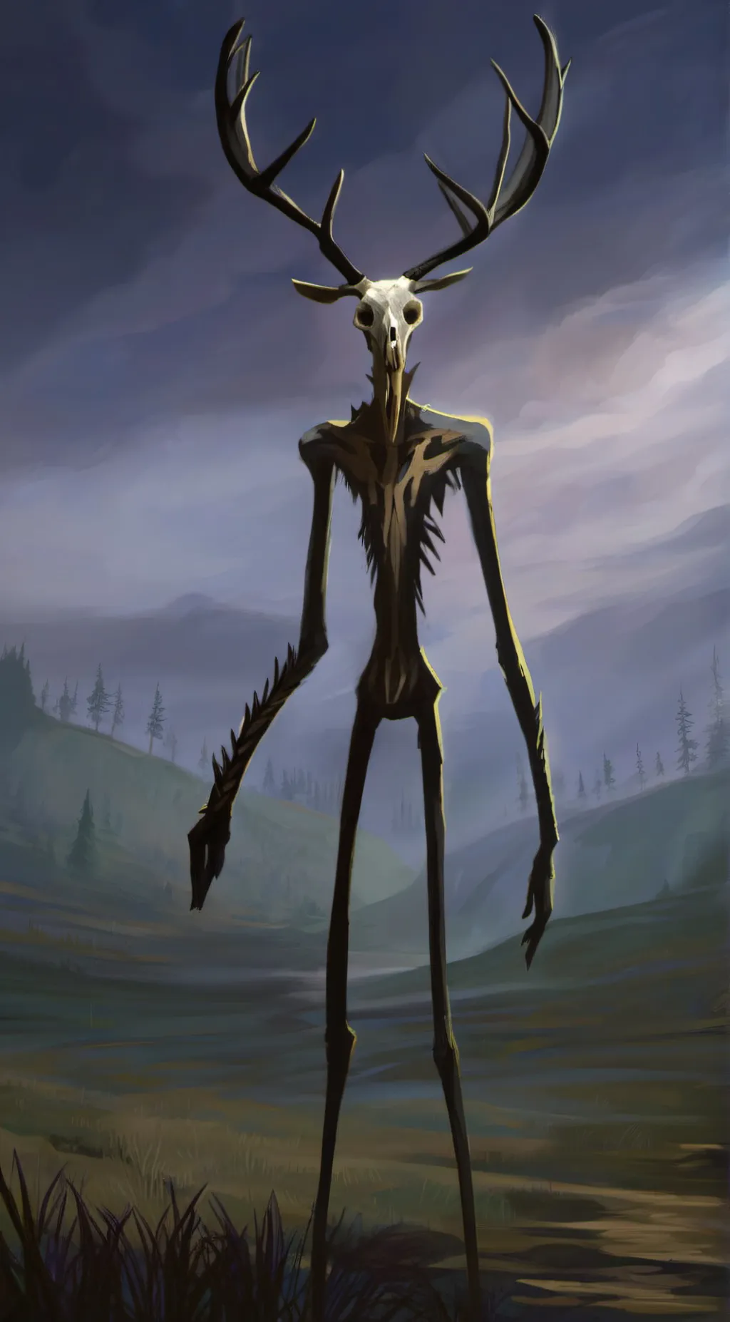 ai character: Wendigo background