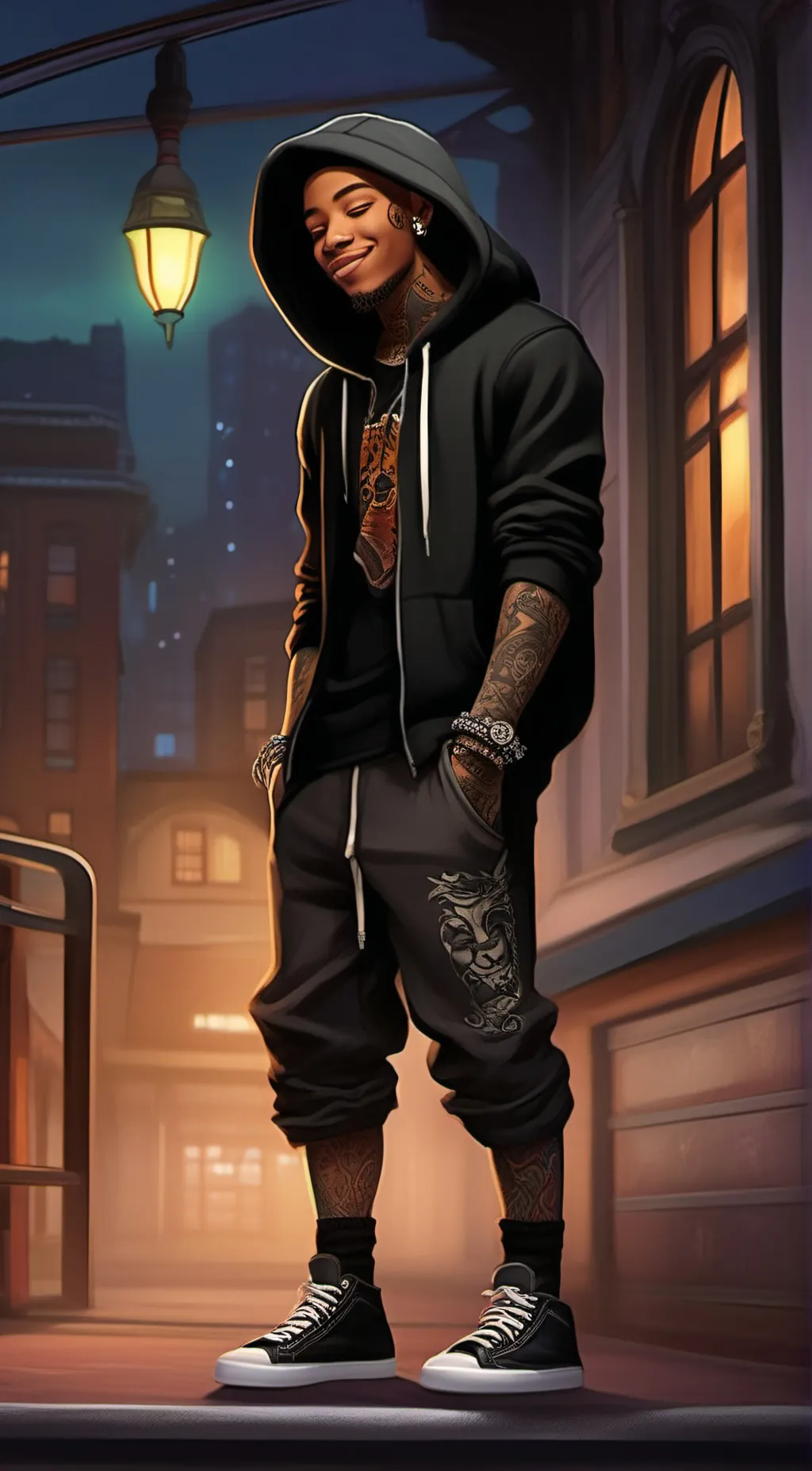 ai character: Cayden background