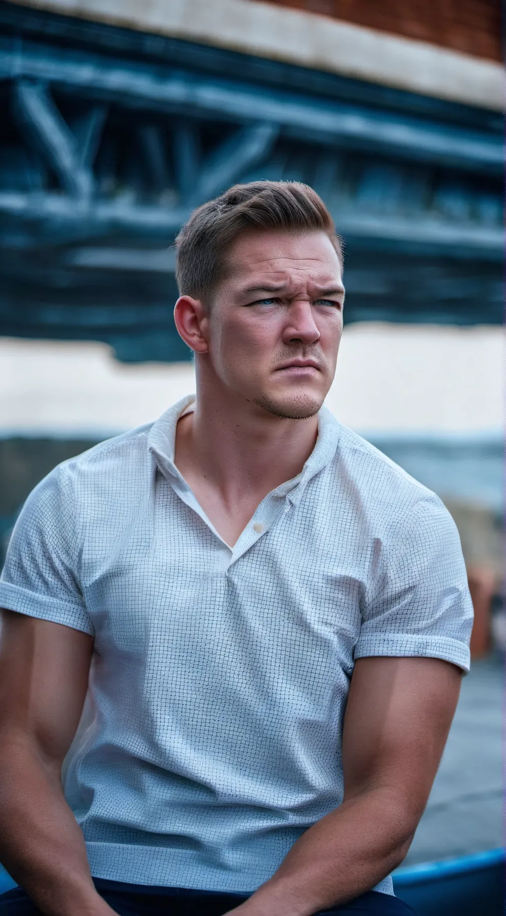 ai character: hank hall  background