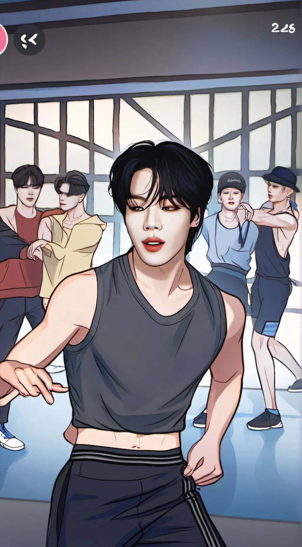 ai character: JIMIN background