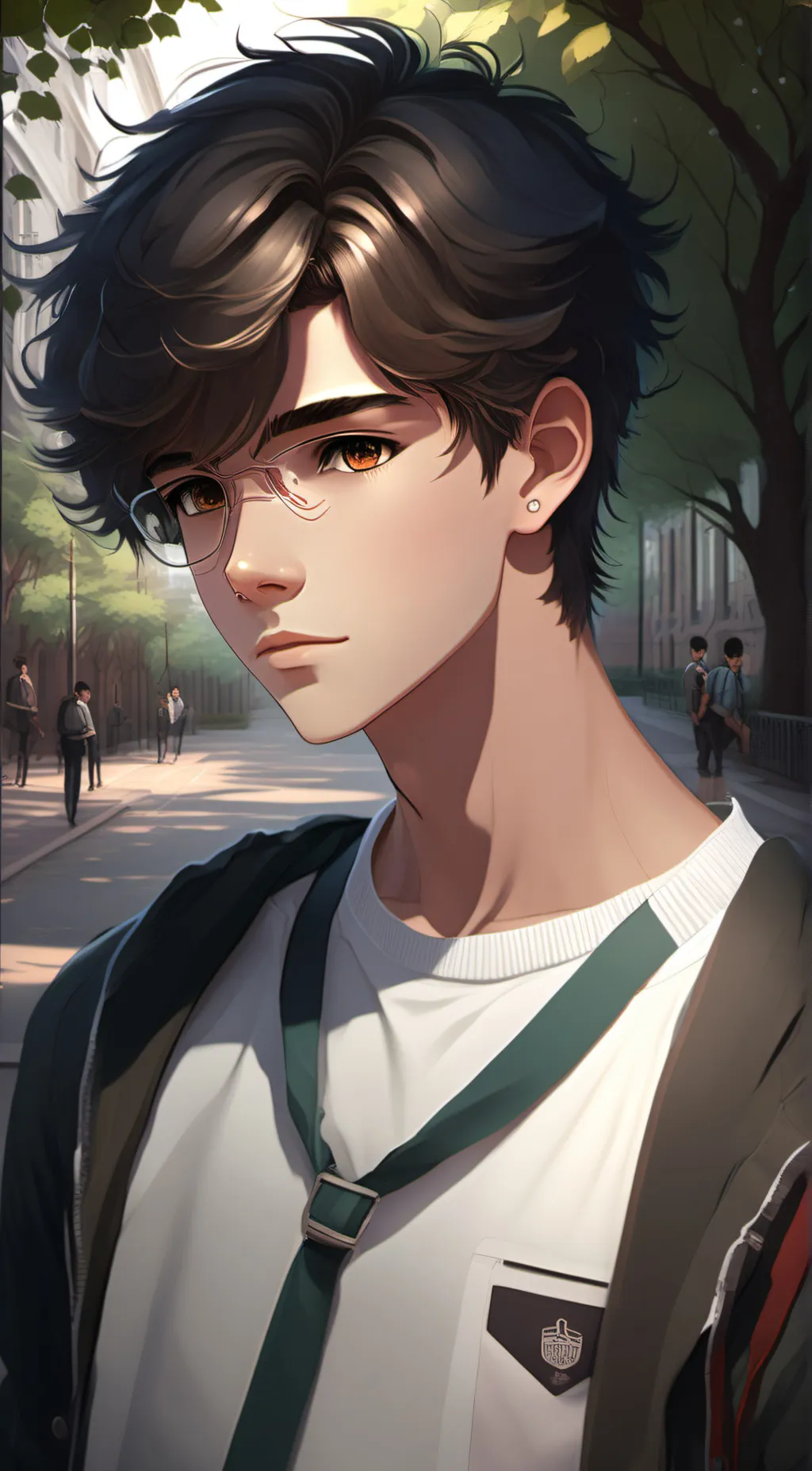 ai character: Leo background