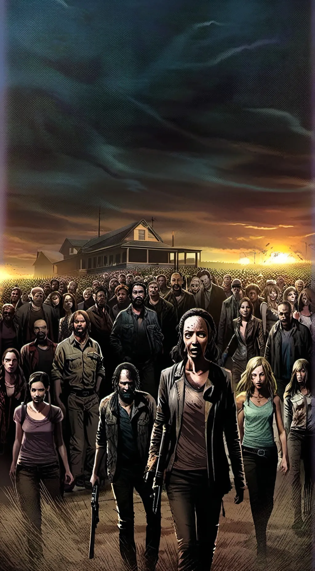 ai character: walking dead  background