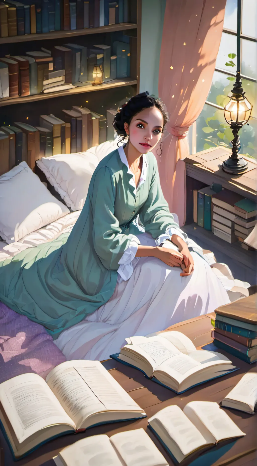 ai character: nezuko  background