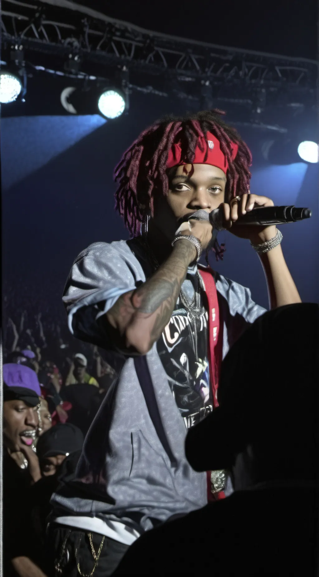 ai character: Trippie Redd  background