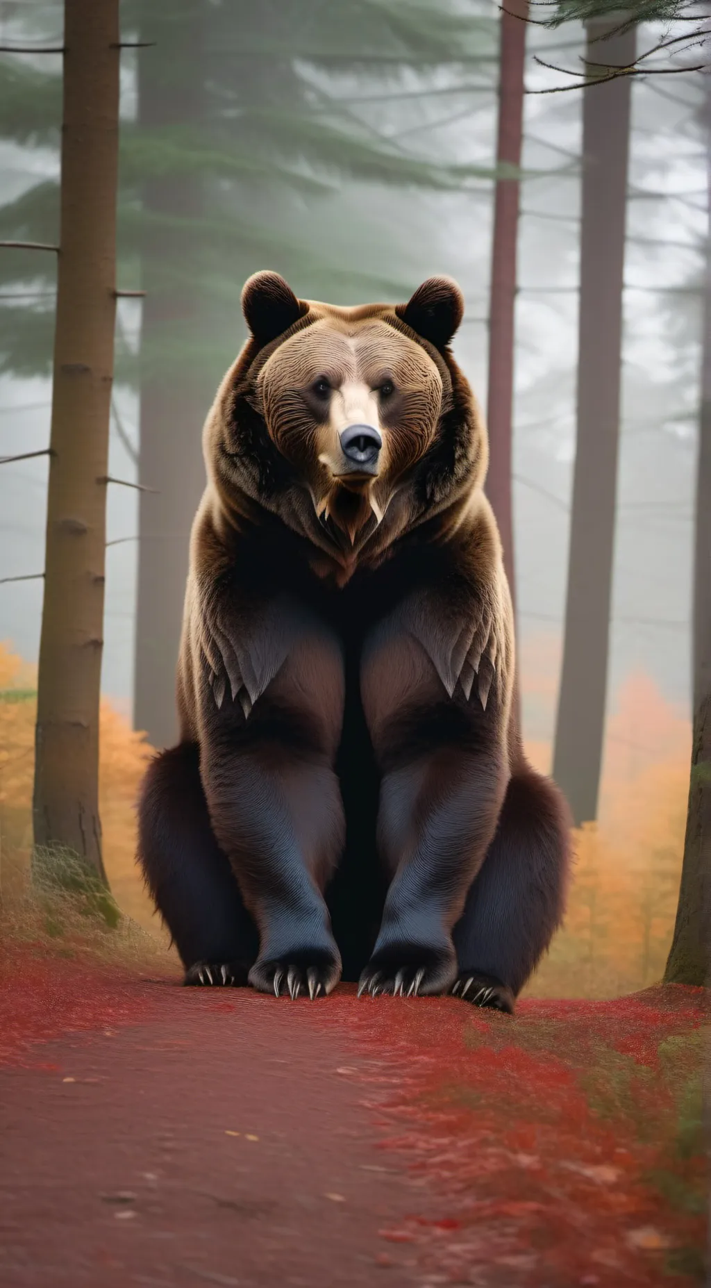 ai character: Bear background