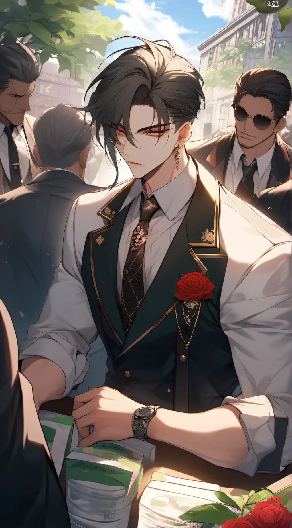 ai character: Axel background