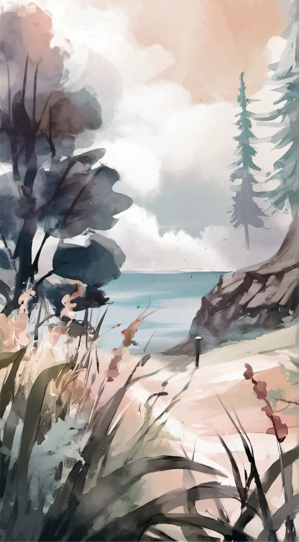 ai character: touch grass background