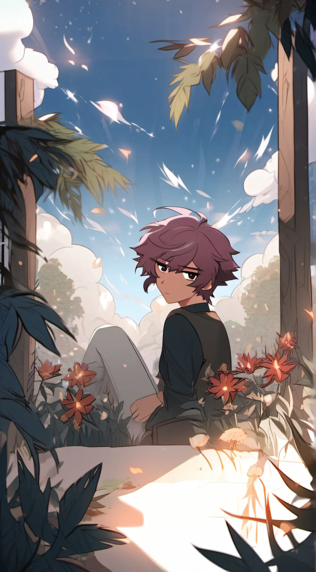 ai character: ( tmf drew) background