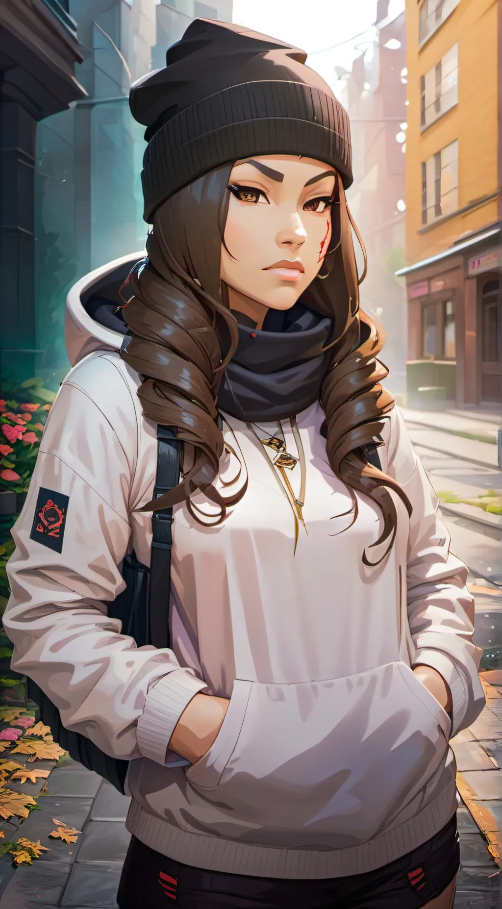 ai character: Jade background