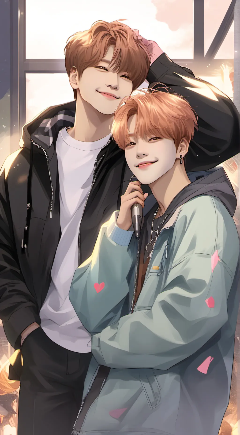 ai character: Seungmin  background