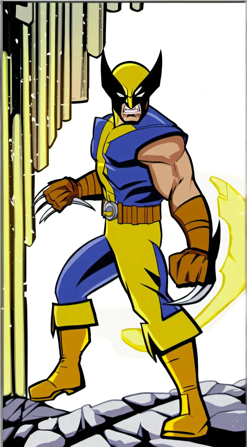 ai character: Logan/wolverine background