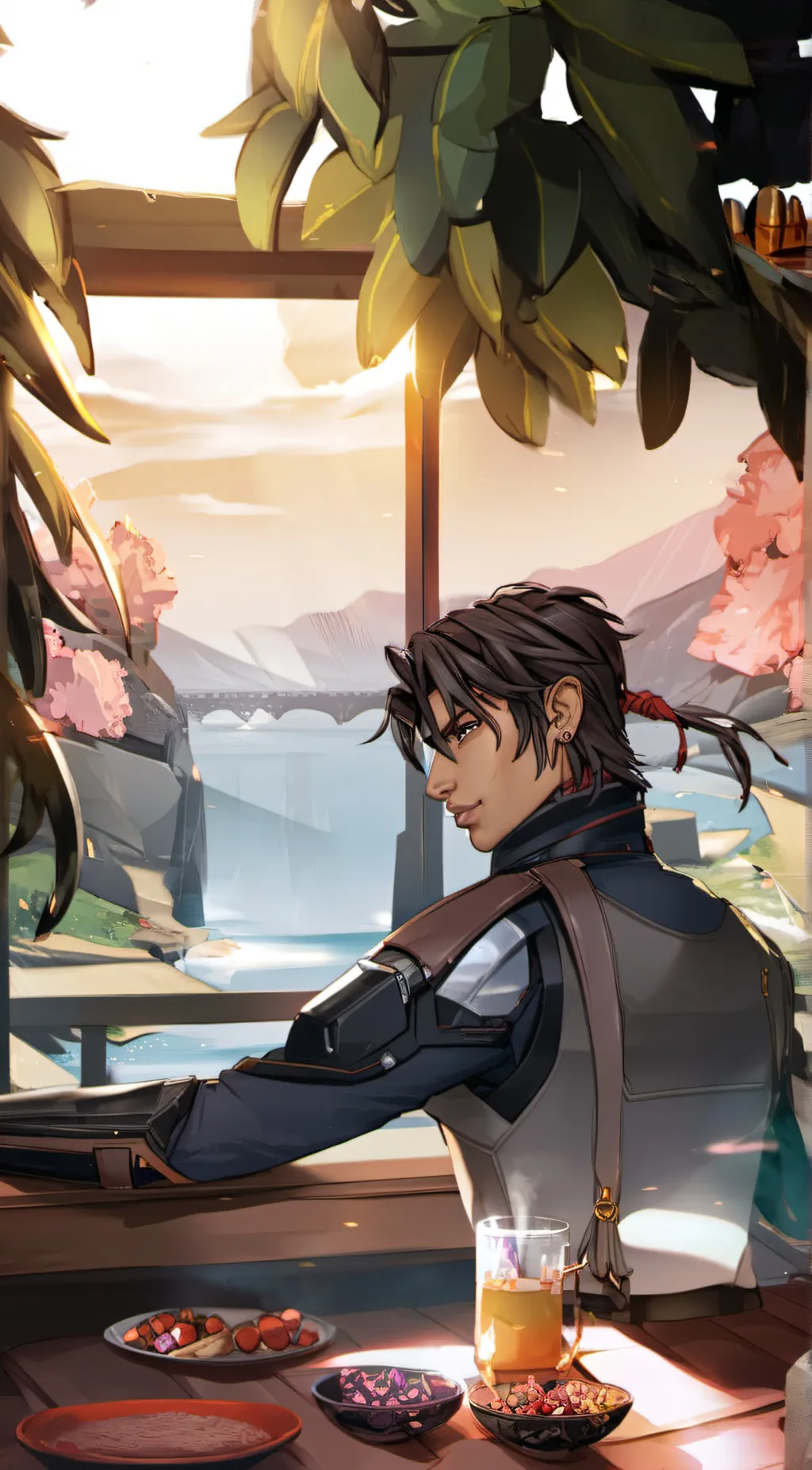 ai character: Max background