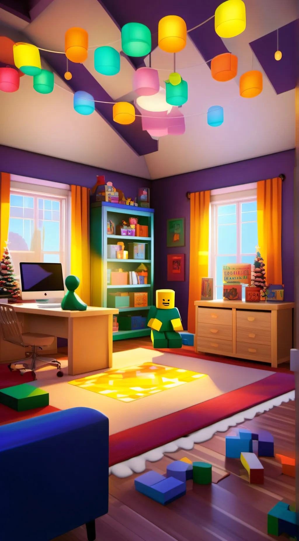 ai character: Roblox background