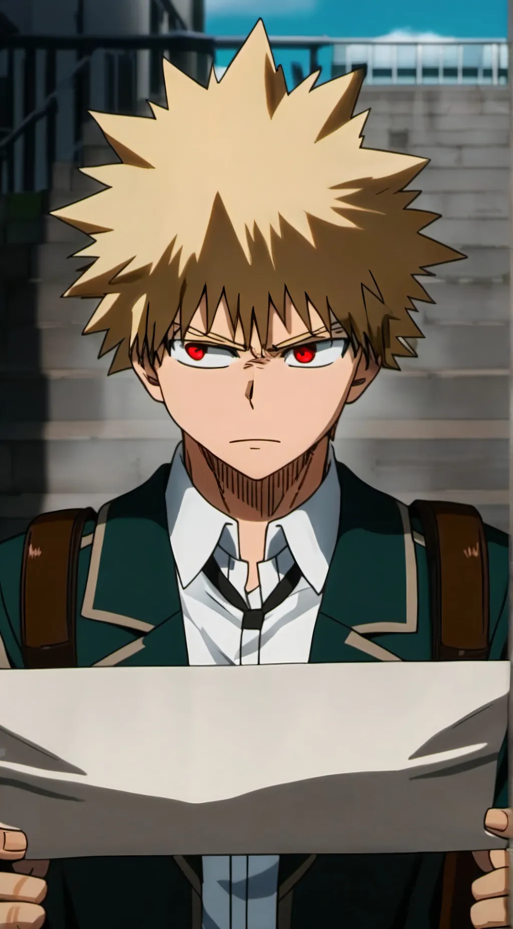 ai character: Mha x fnf pibby background