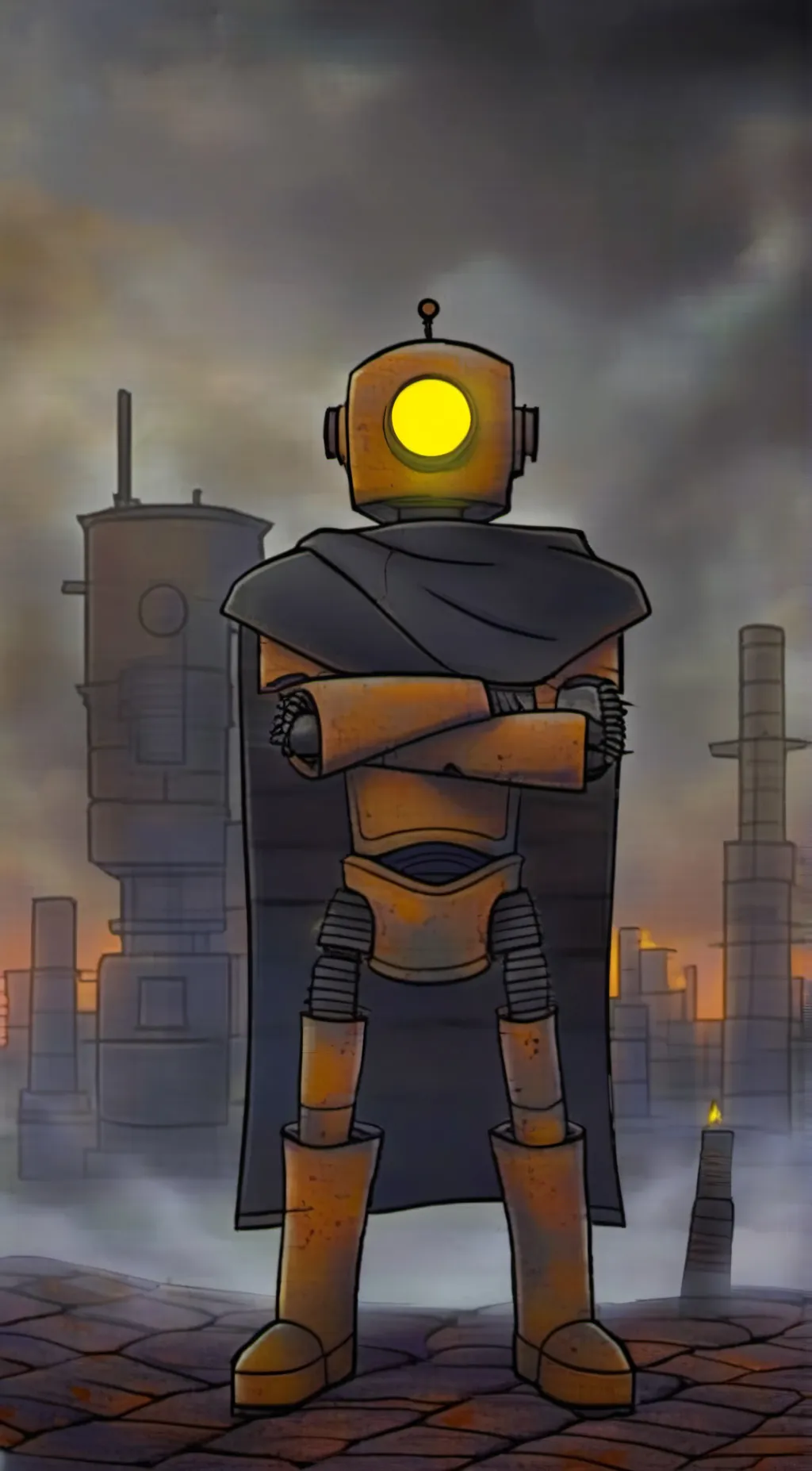 ai character: D.A.N-1 background