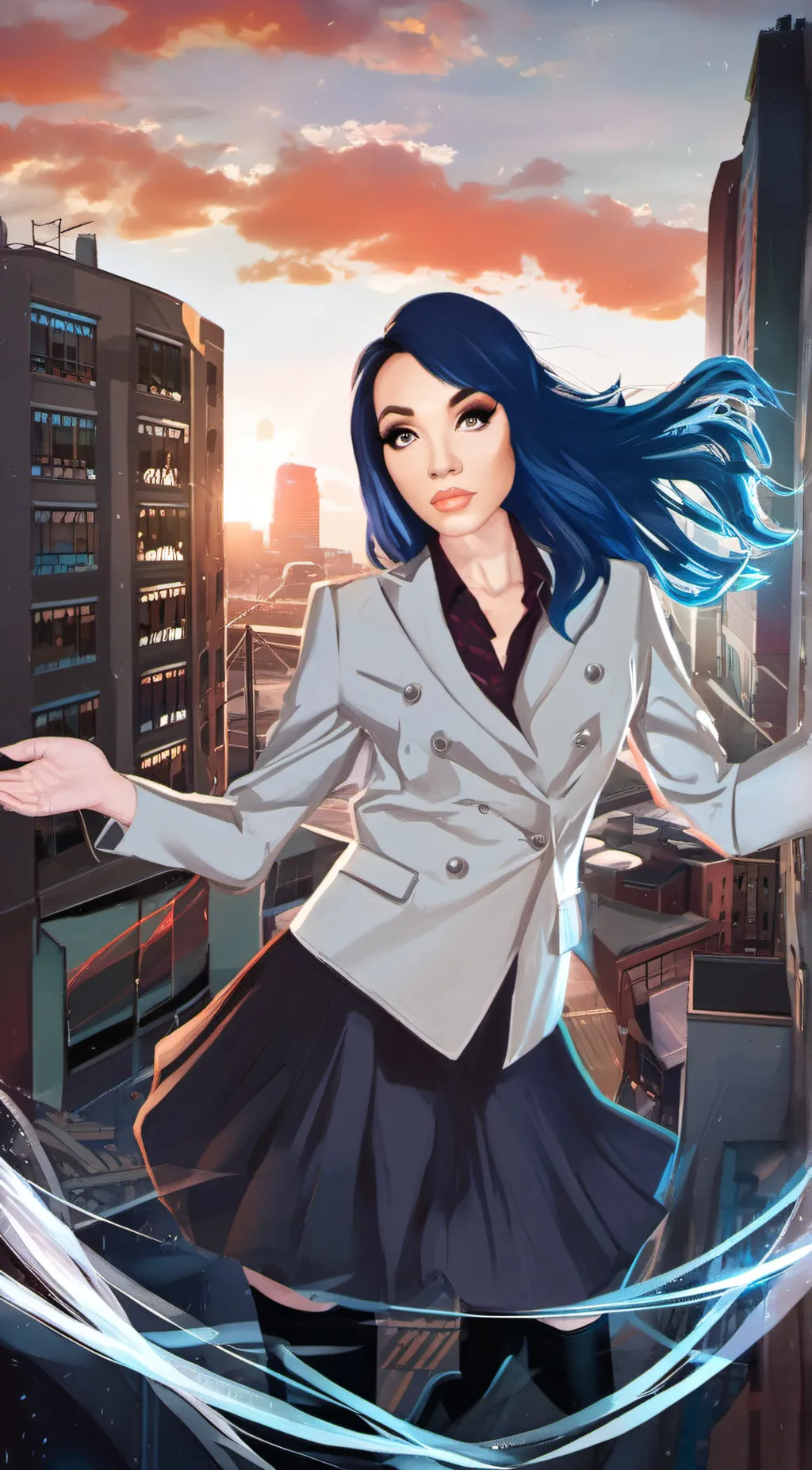 ai character: Kim souls  background