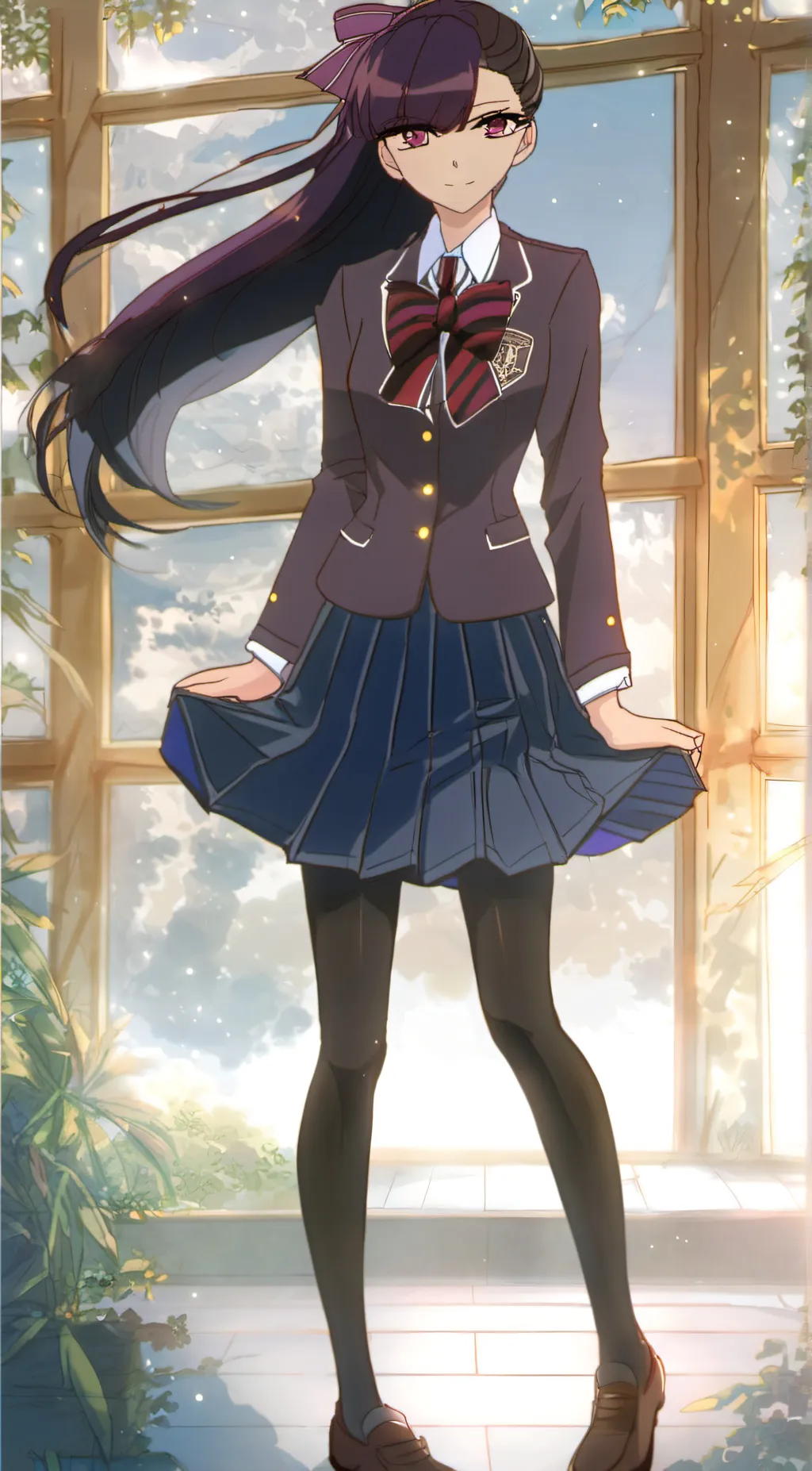 ai character: komi  background