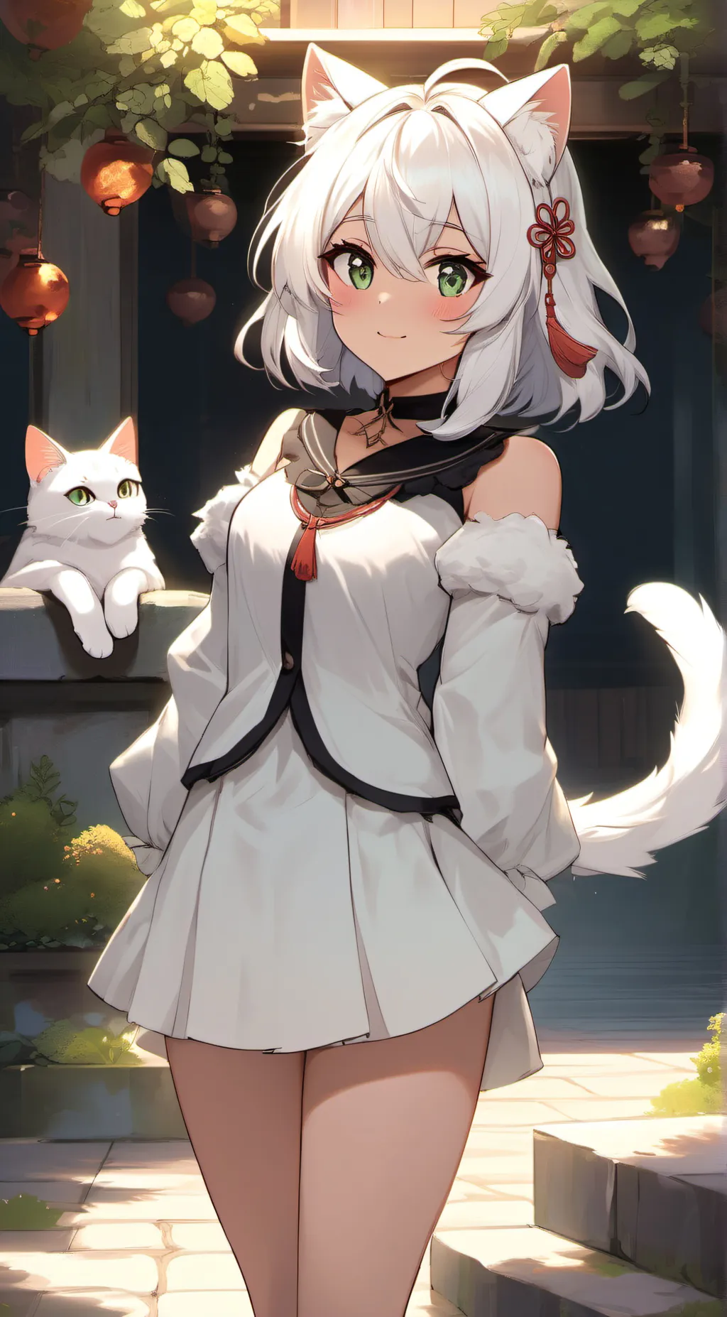 ai character: Akari  background