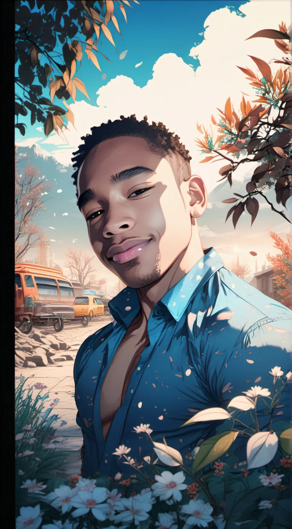 ai character: Michael  background