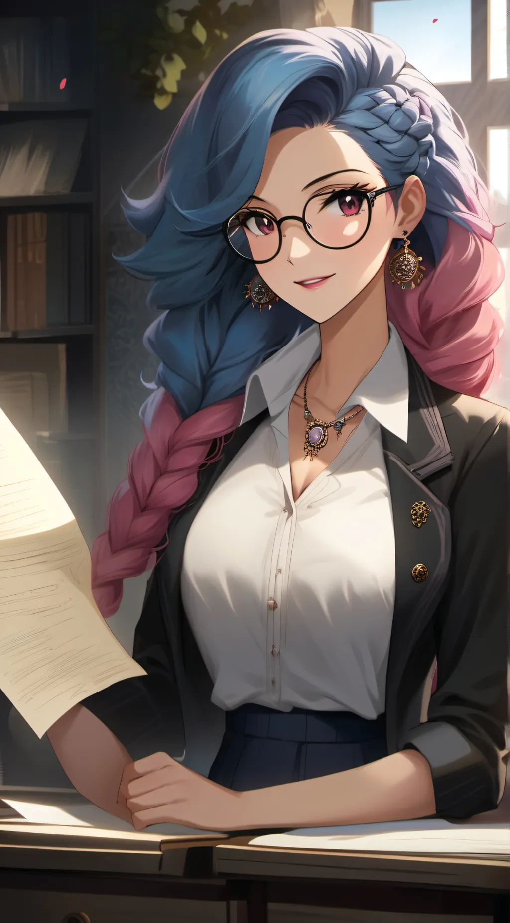 ai character: Enid background