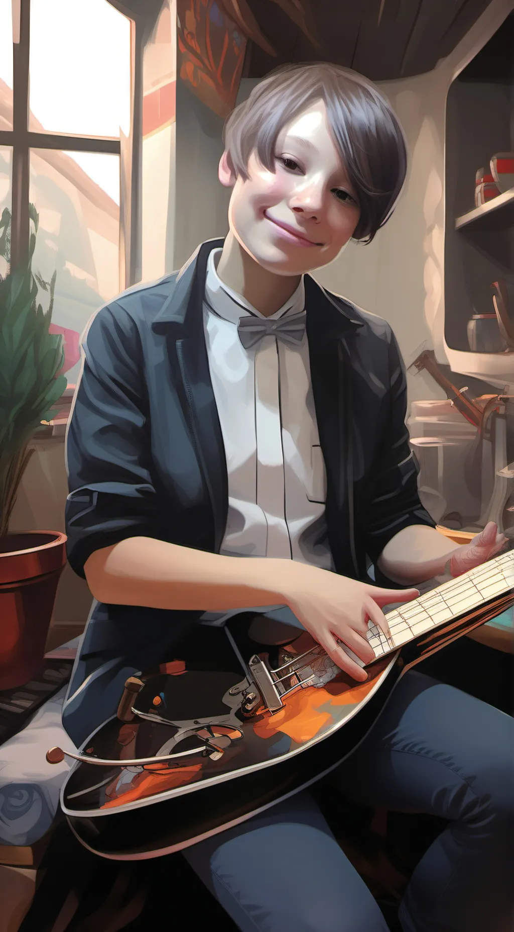 ai character: Noah  background