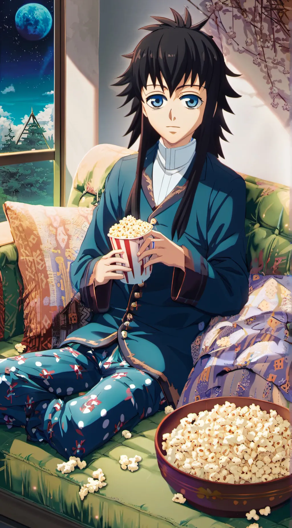 ai character: Muichiro background