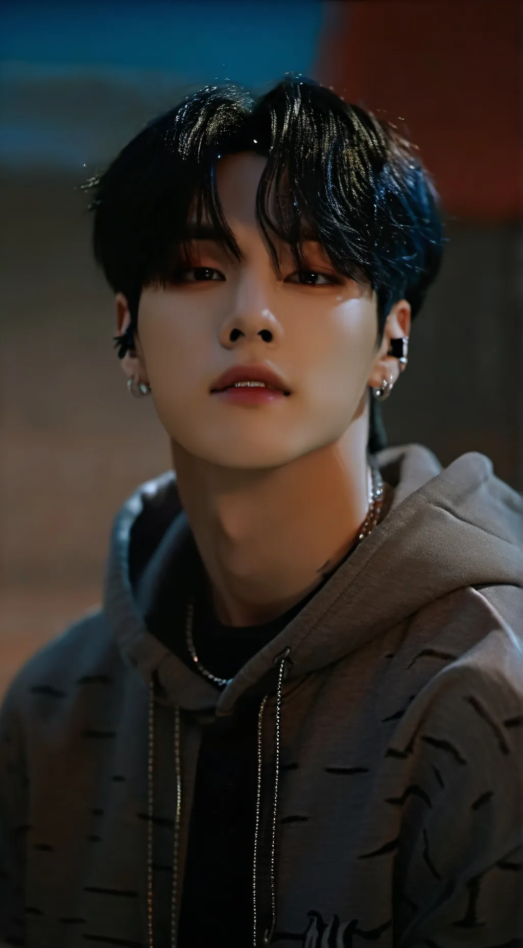 ai character: }{Lee Know}{ background