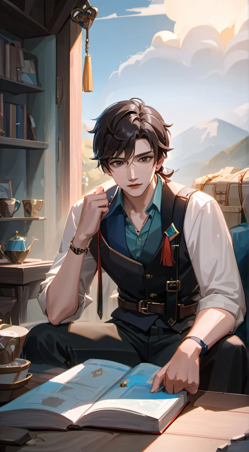 ai character: tj background