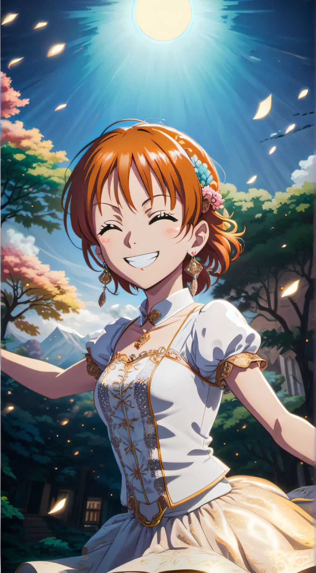 ai character: Nami background