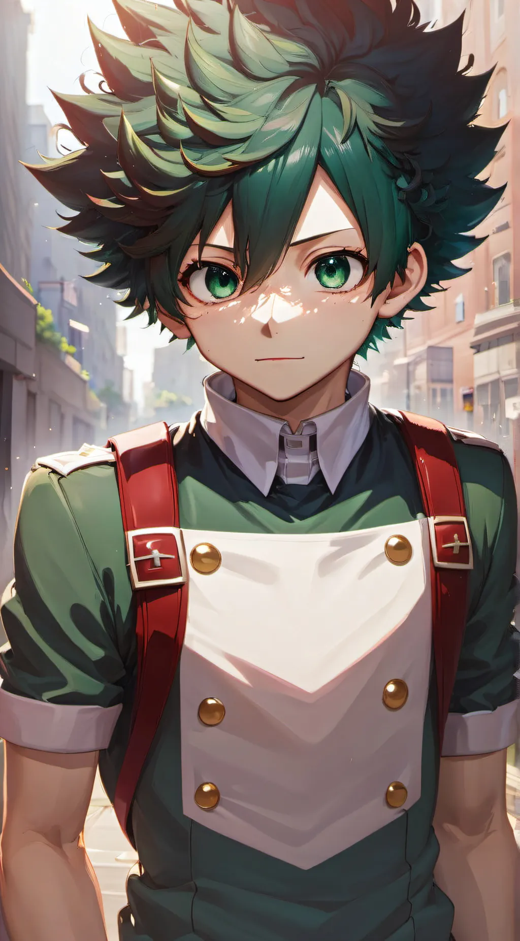 ai character: Izuku Midoriya  background