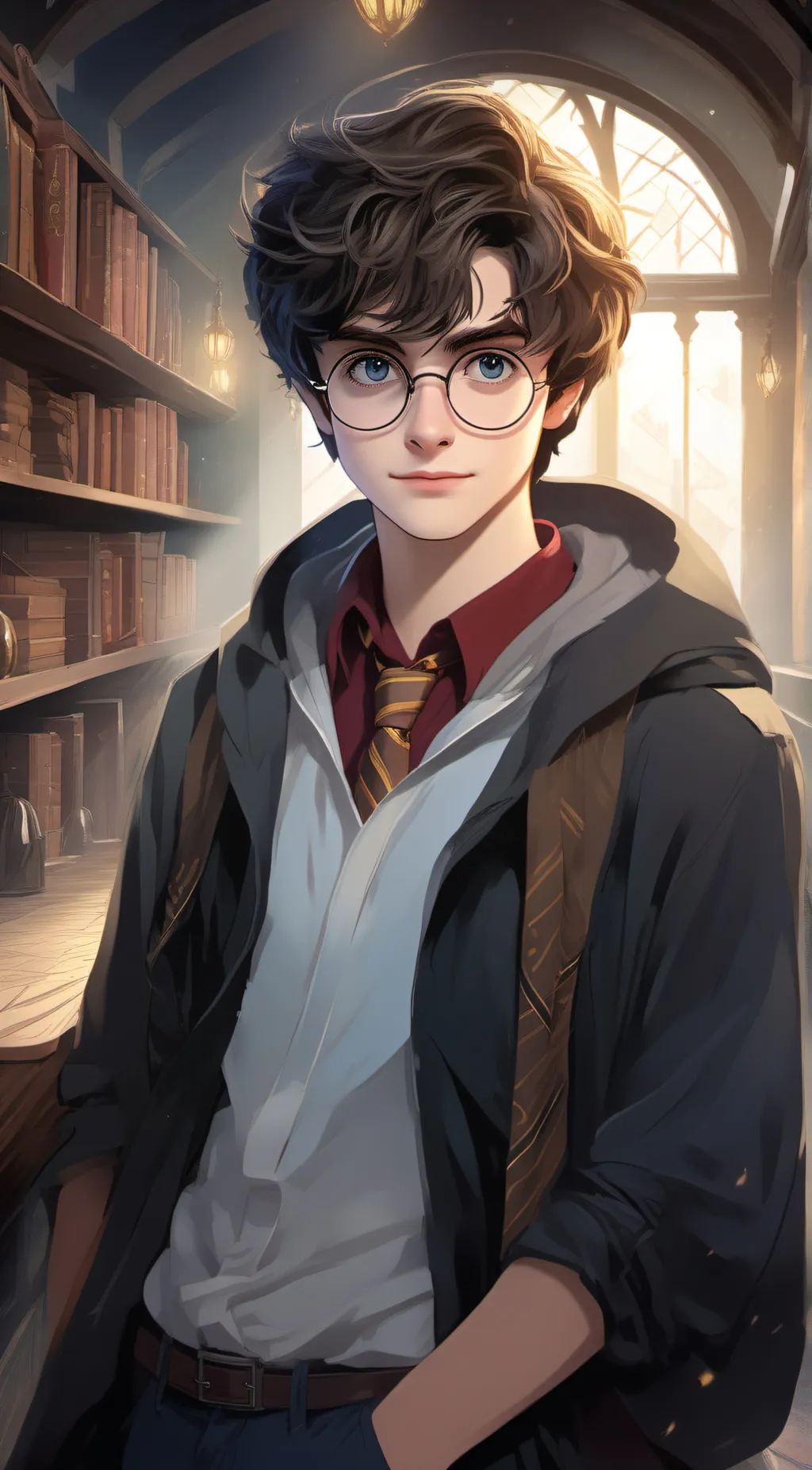 ai character: Harry Potter background