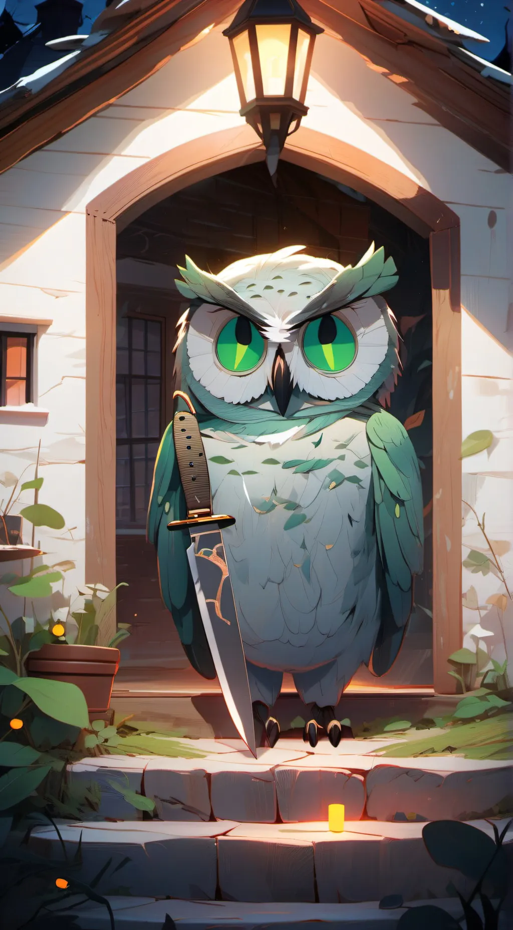 ai character: duolingo  background