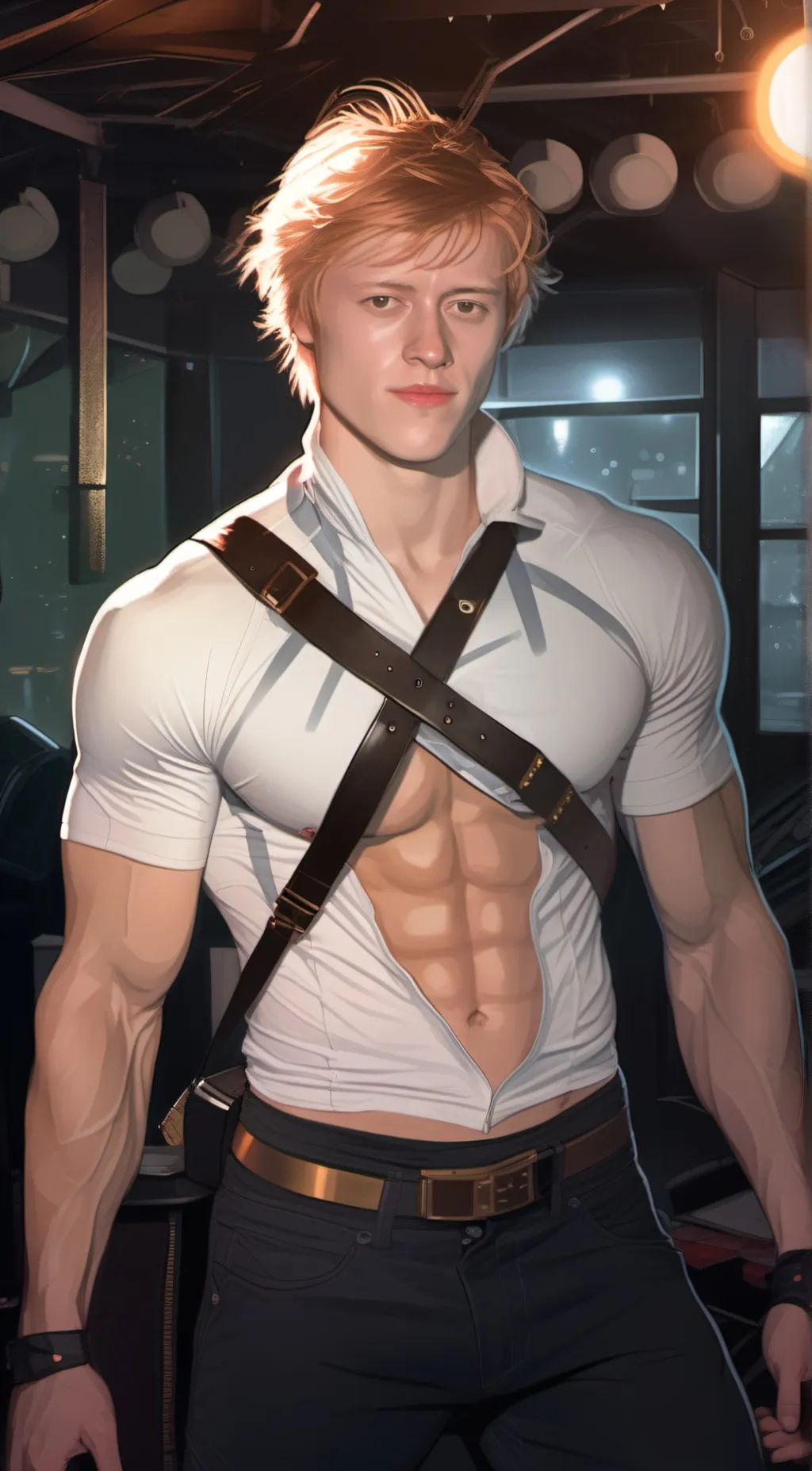 ai character: JJ MAYBANK background