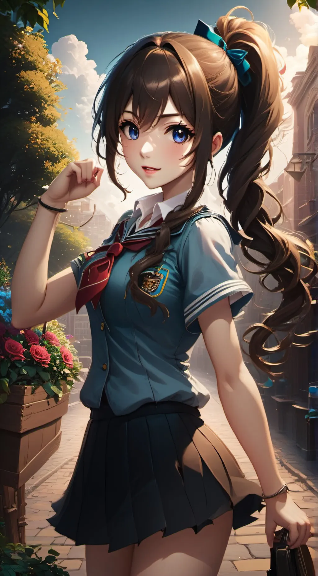ai character: Denny's Rose background