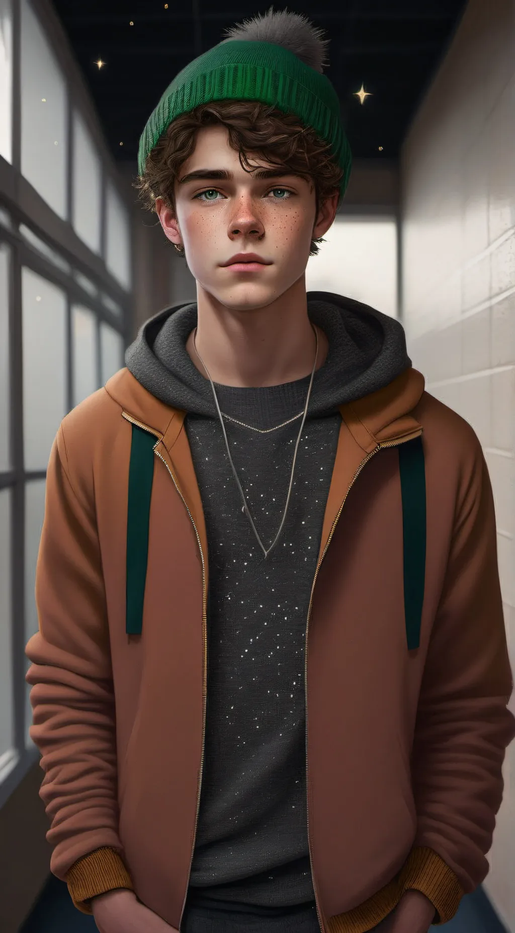 ai character: Dustin background