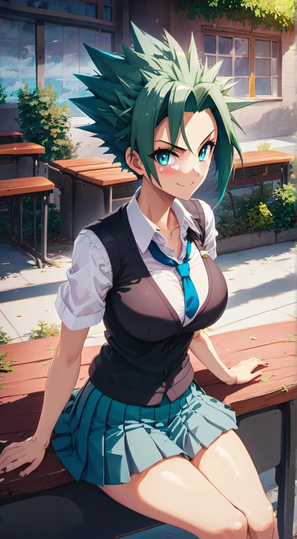 ai character: Lucky background